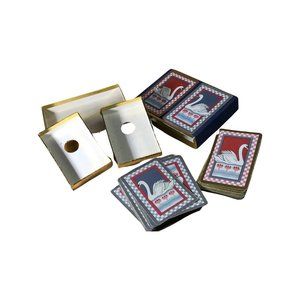 Congress Double Deck Vintage Rare Collectible Playing Cards Vintage Goose Felt B